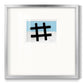 Hashtag - Double Matboard Framed Print