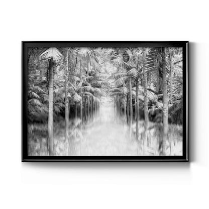 Azores Reflection - Modern Framed Canvas Print