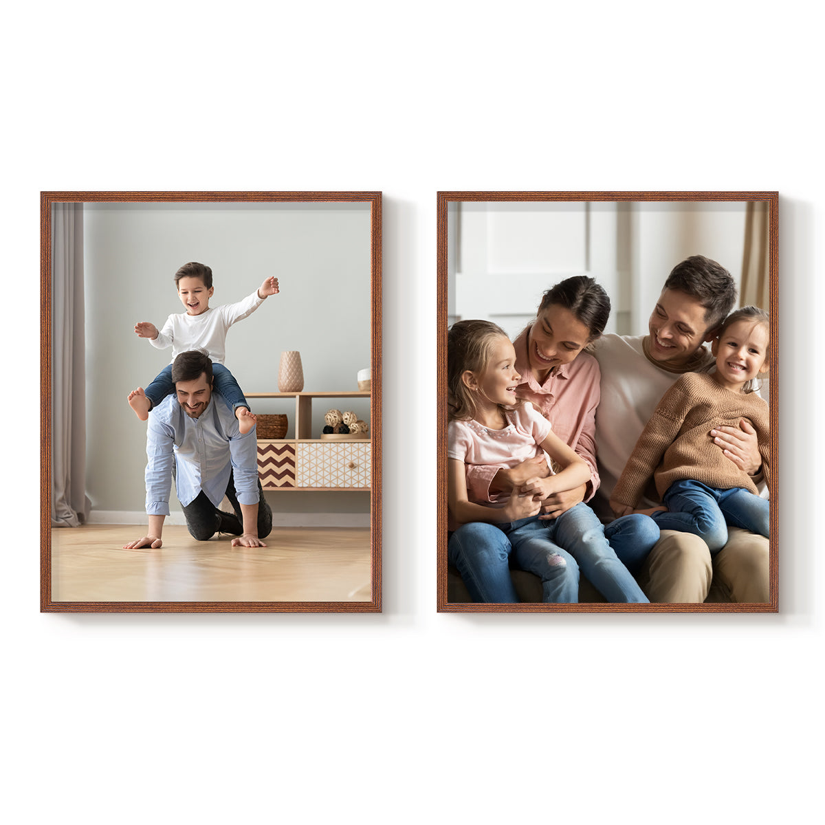 Set of 2 Restickable Custom Framed Photos - 16" x 20"