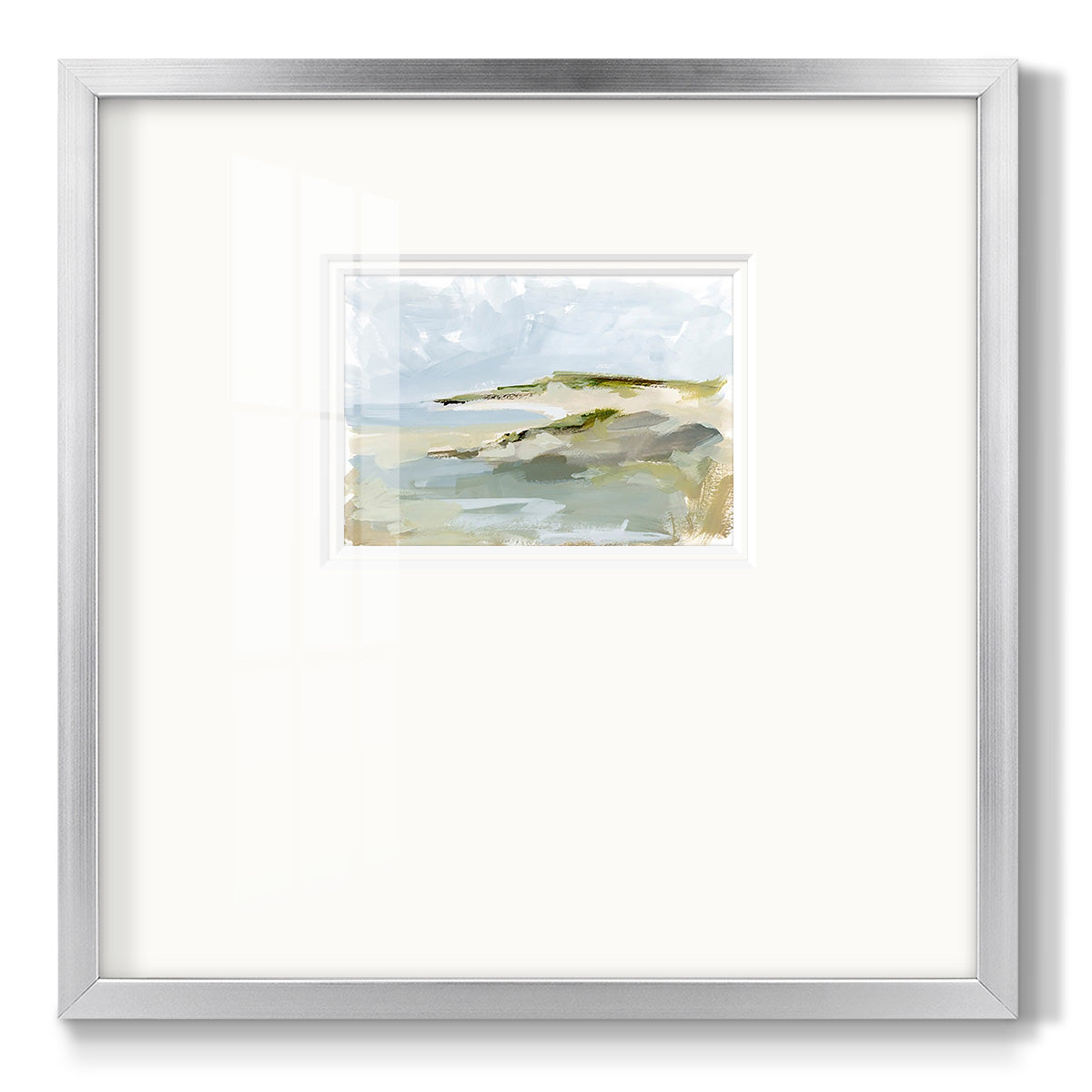 Sea Cove Impression I - Double Matboard Framed Print