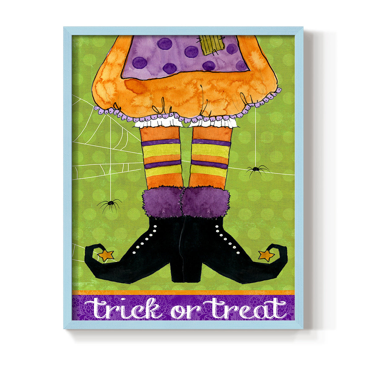 Trick or Treat - Restickable Framed Art Print