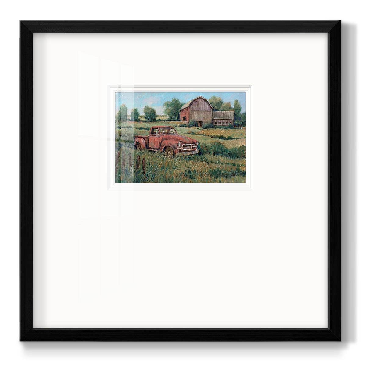 Rusting Away II - Double Matboard Framed Print