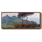 The Church at Varengaville, Grey Weather, 1882 - Floater Framed Canvas Print