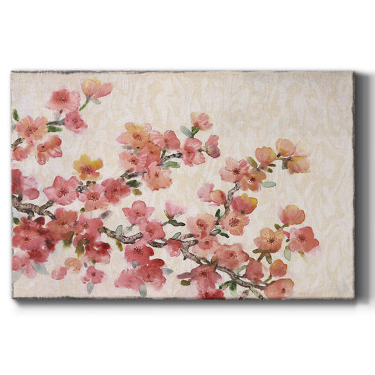 Cherry Blossom Composition II Premium Gallery Wrapped Canvas - Ready to Hang