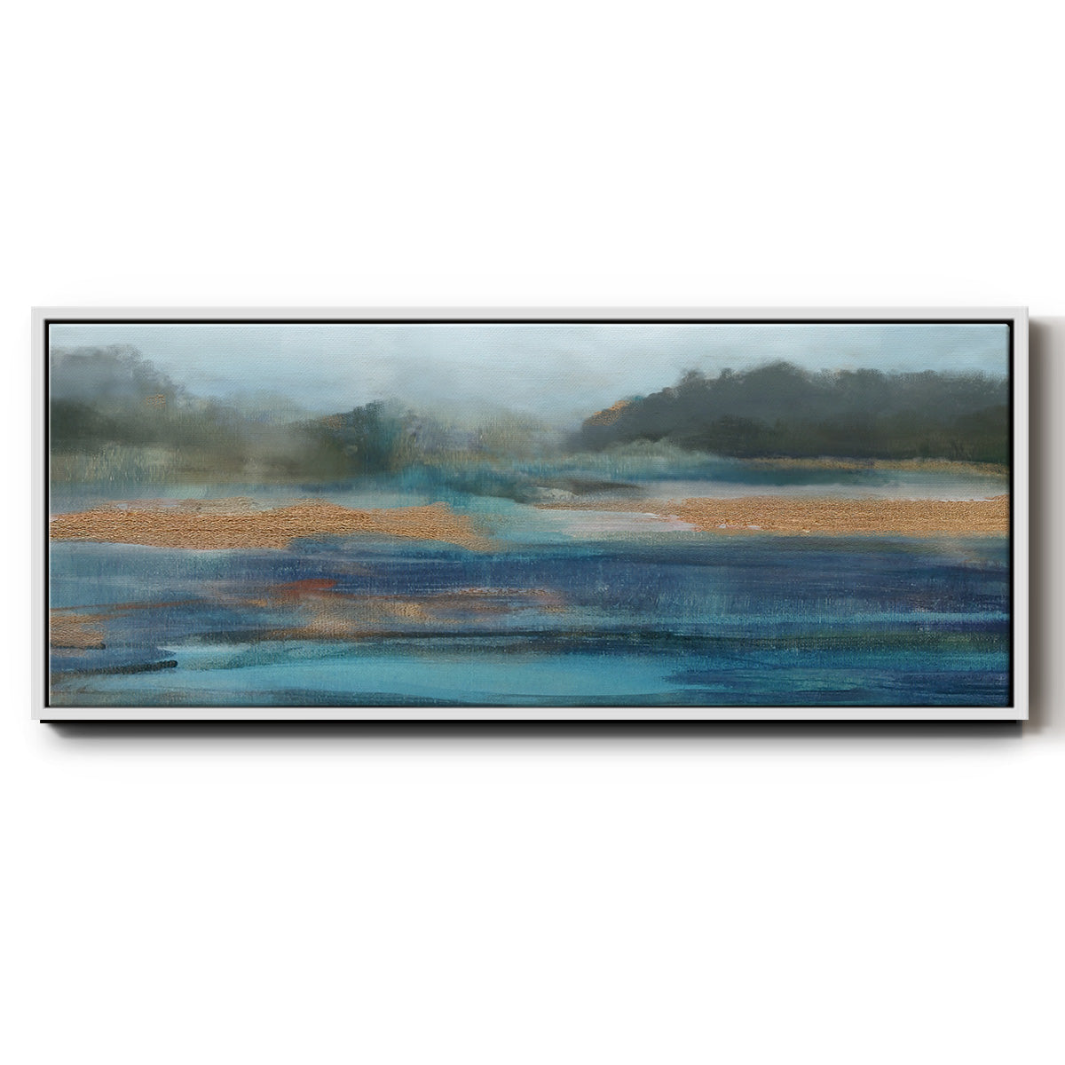 Cold Spring - Floater Framed Canvas Print
