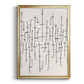 Vertical Arrangement II - Modern Framed Canvas Print
