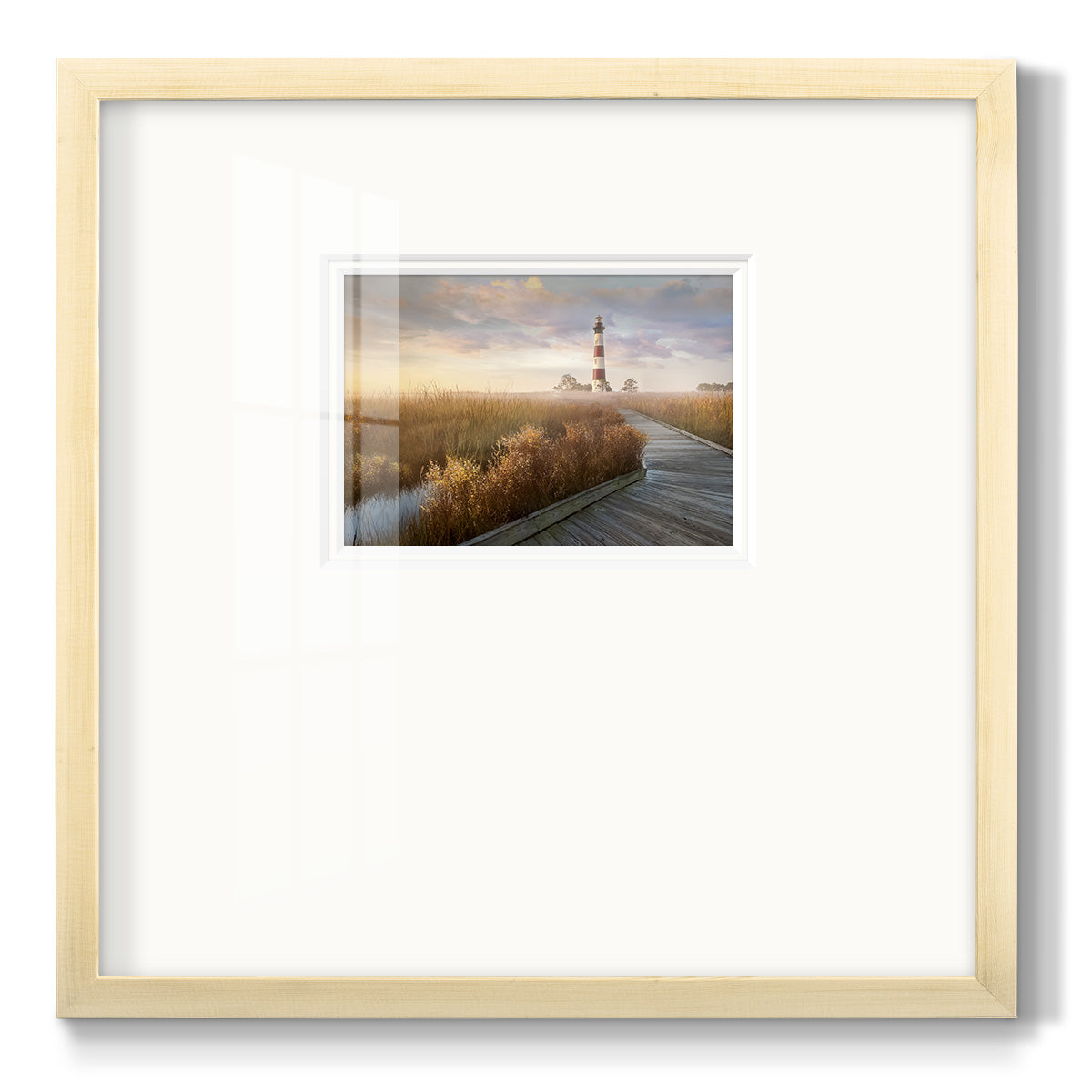 Private Path I - Double Matboard Framed Print