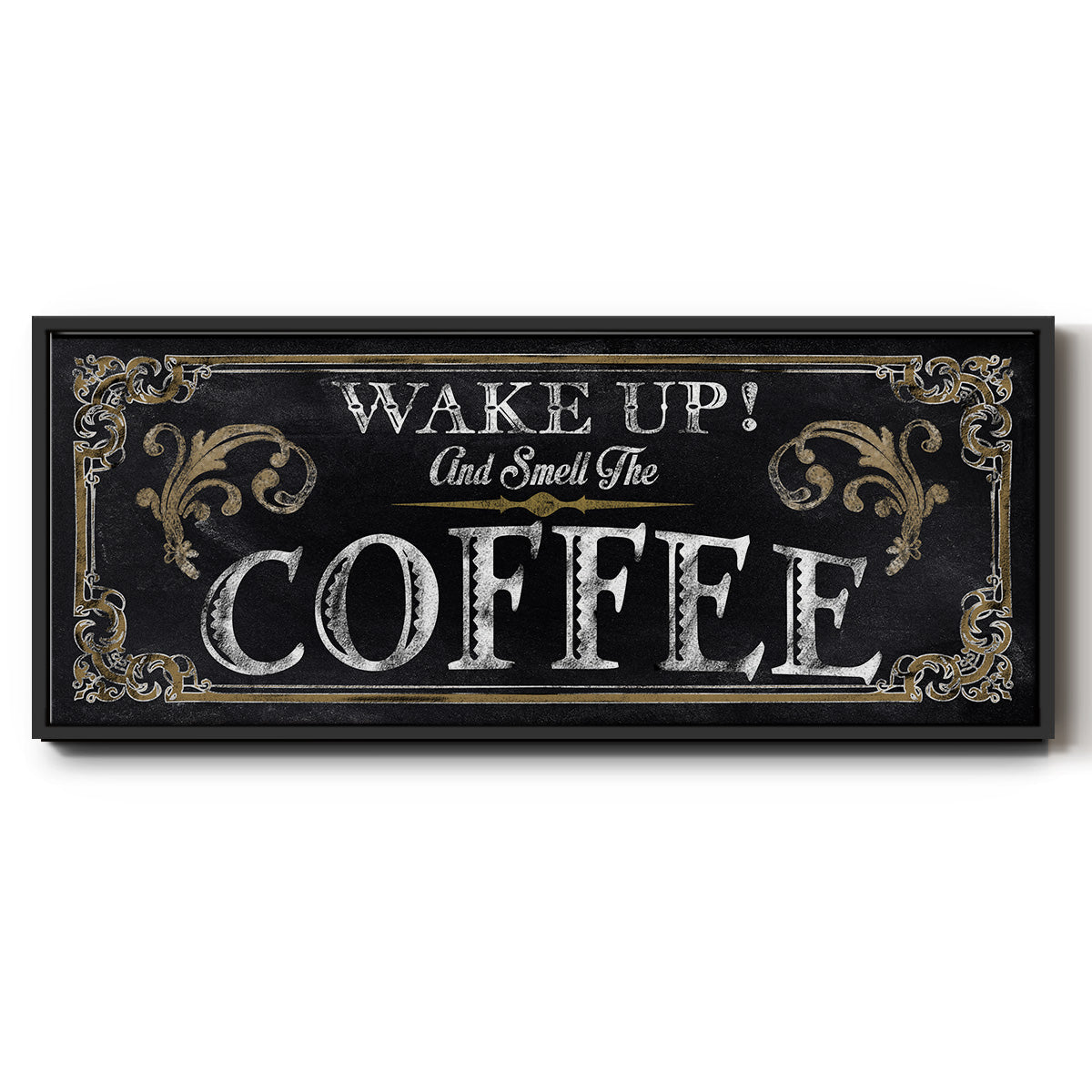 Wake Up! - Floater Framed Canvas Print