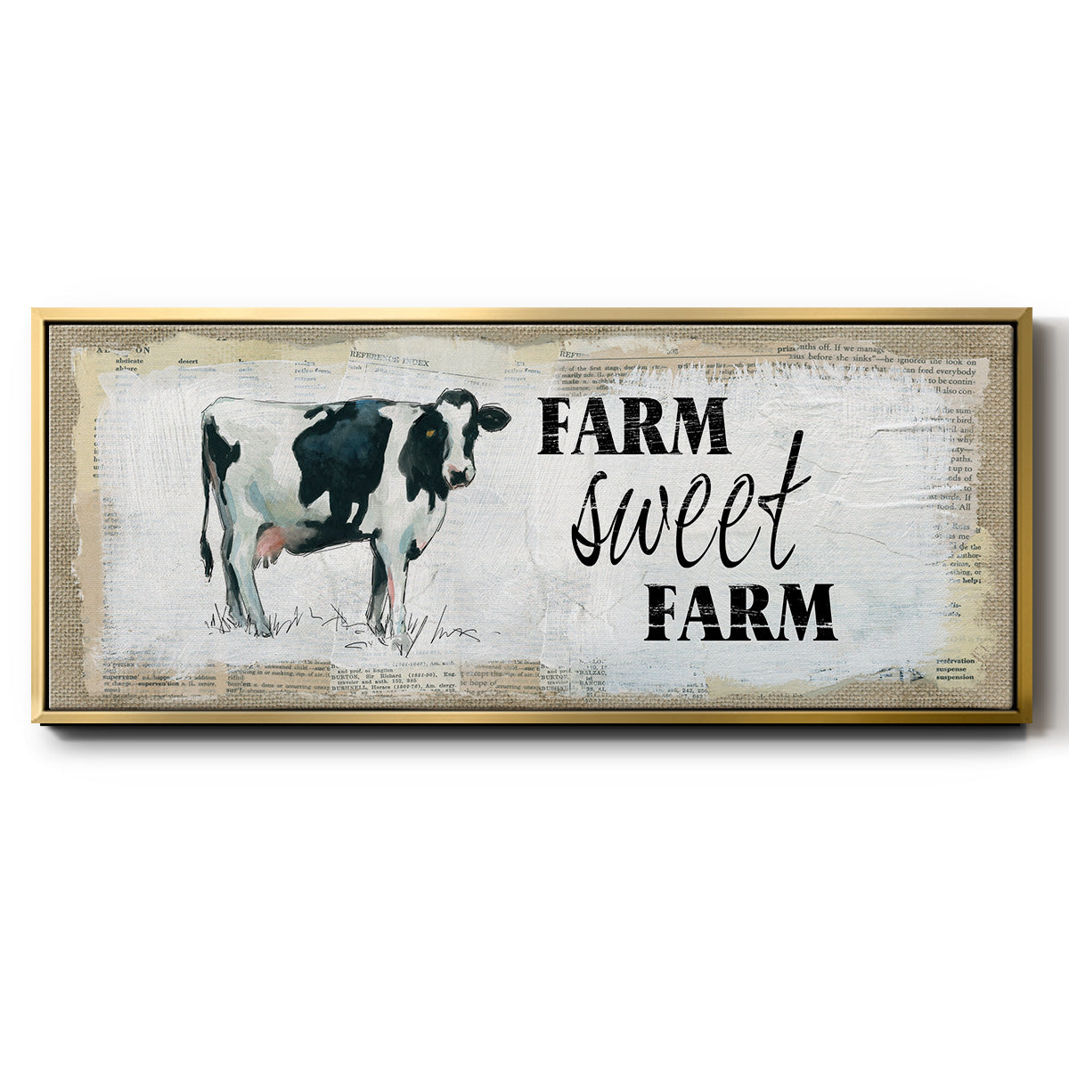 Farm Sweet Farm II - Floater Framed Canvas Print