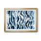 True Blue Wave II - Modern Framed Art Print