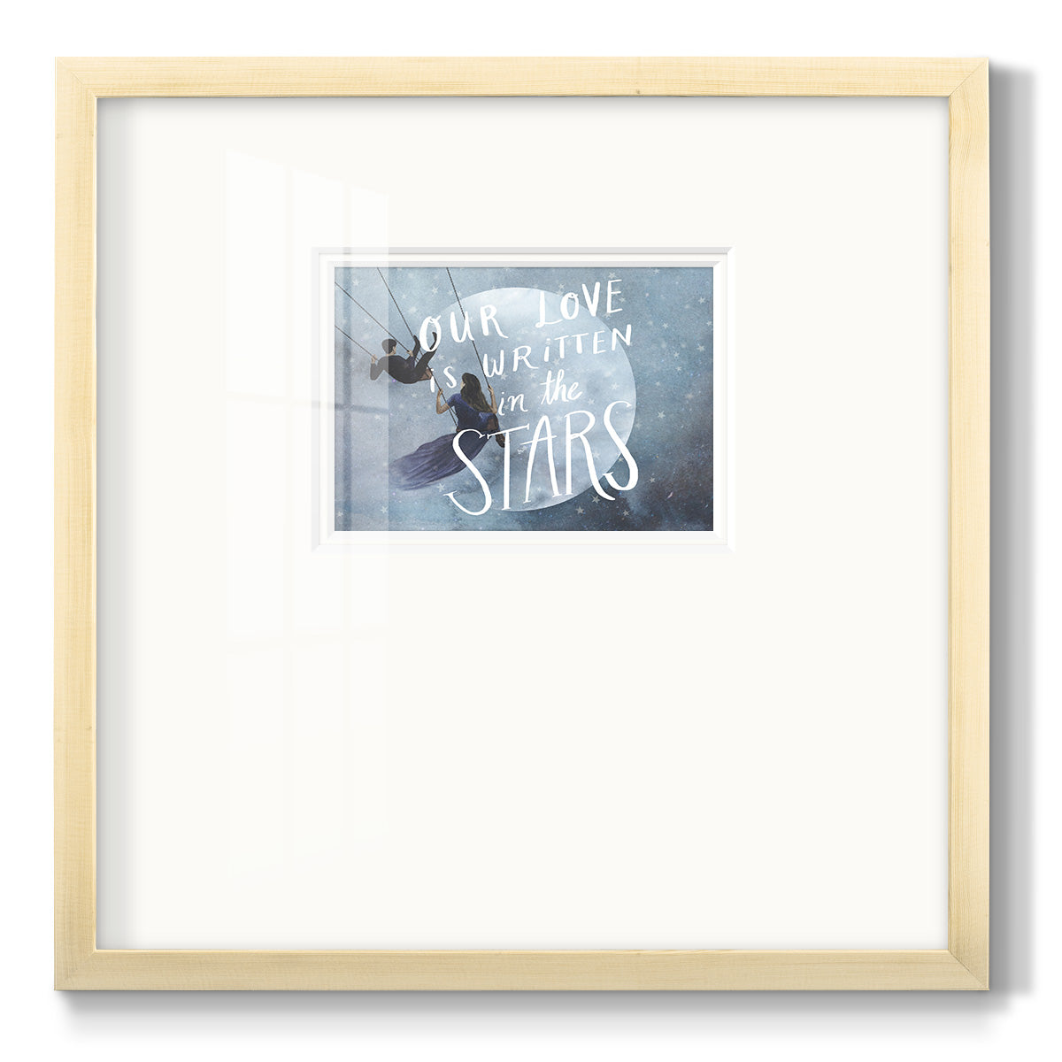 Celestial Love Collection A Premium Framed Print Double Matboard