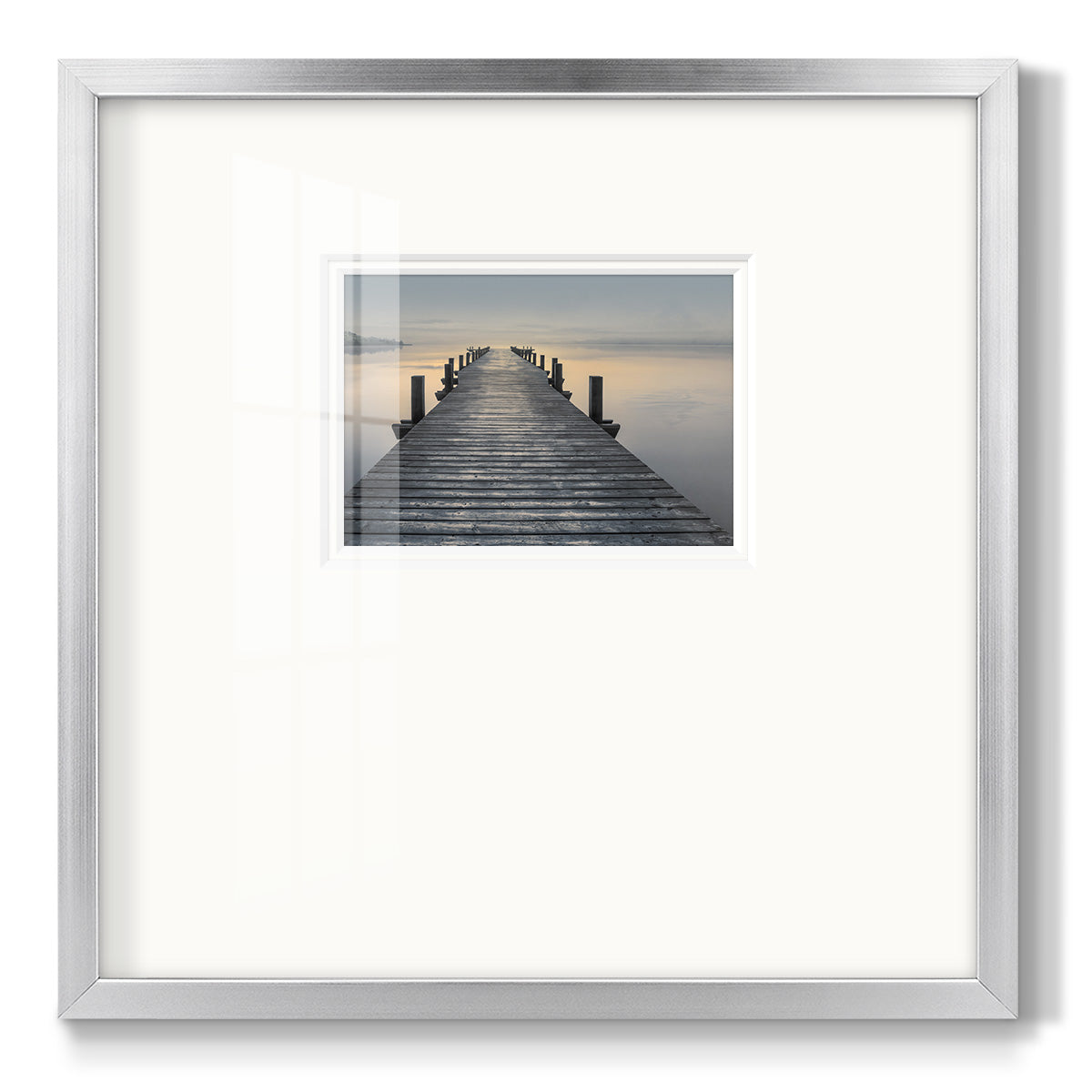 Sun Down - Double Matboard Framed Print