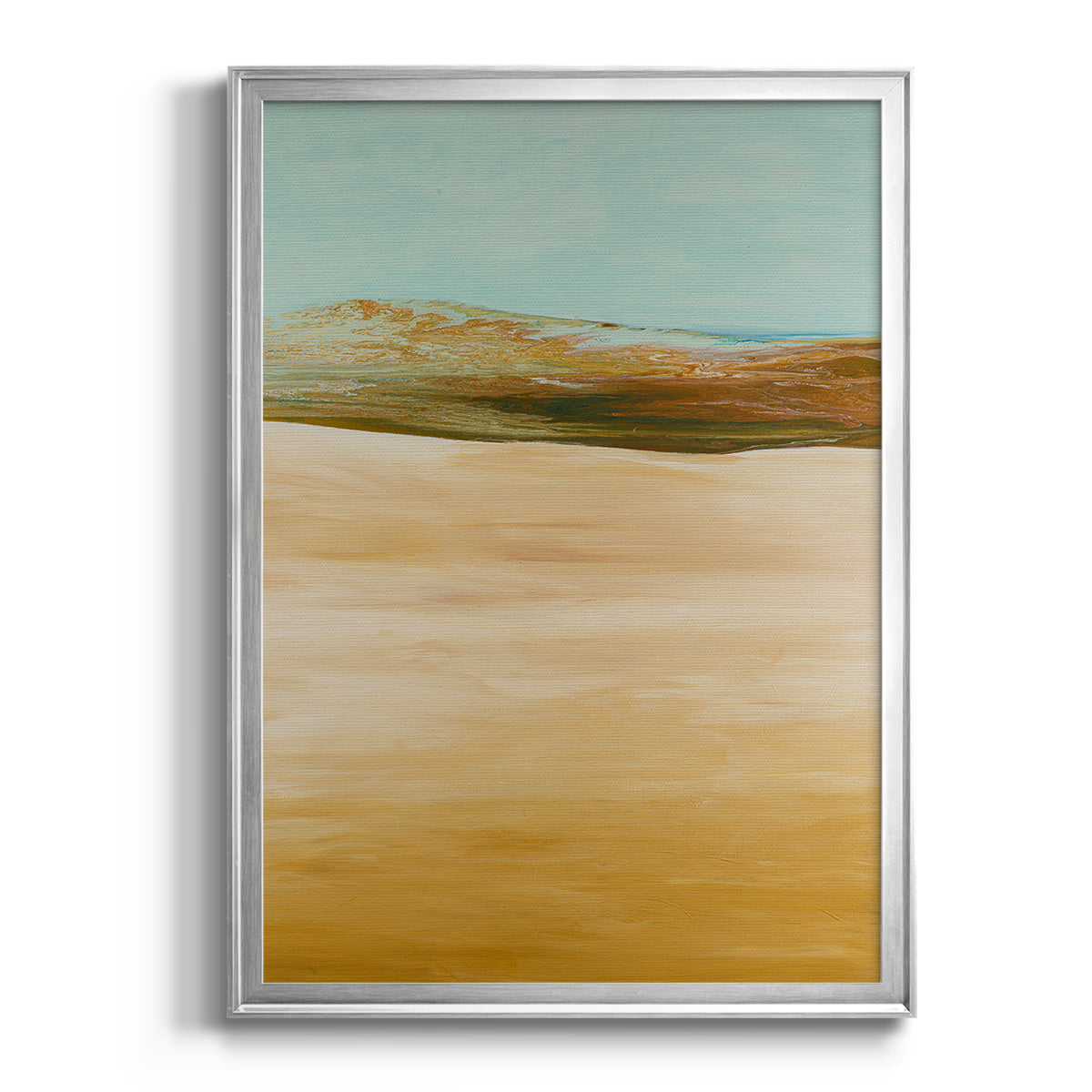 Yesterday's Today - Modern Framed Canvas Print