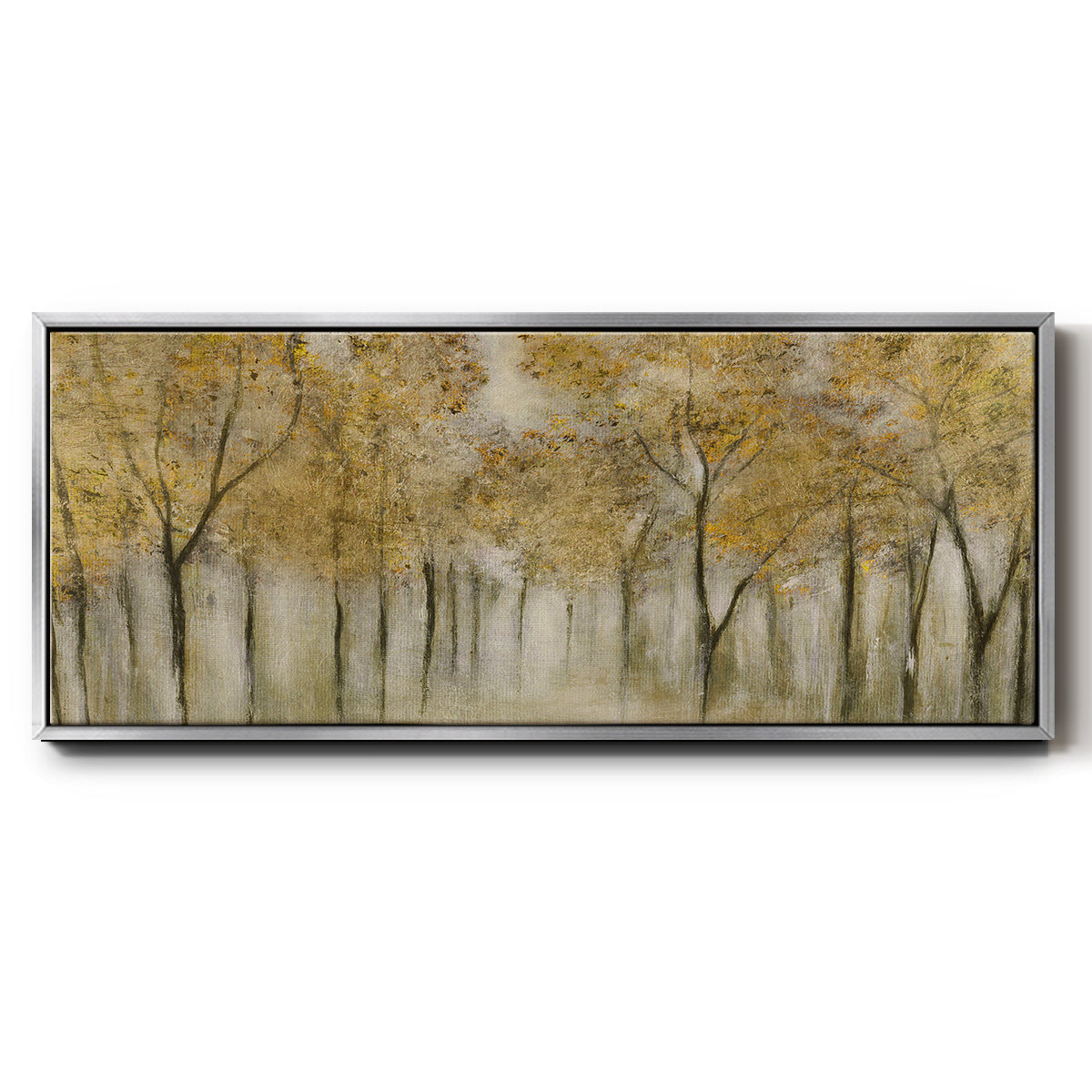 Golden Spring - Floater Framed Canvas Print