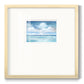 Caribbean Clouds - Double Matboard Framed Print