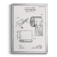 Toilet Paper Patent I - Modern Framed Canvas Print