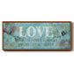 Love Between Us - Floater Framed Canvas Print