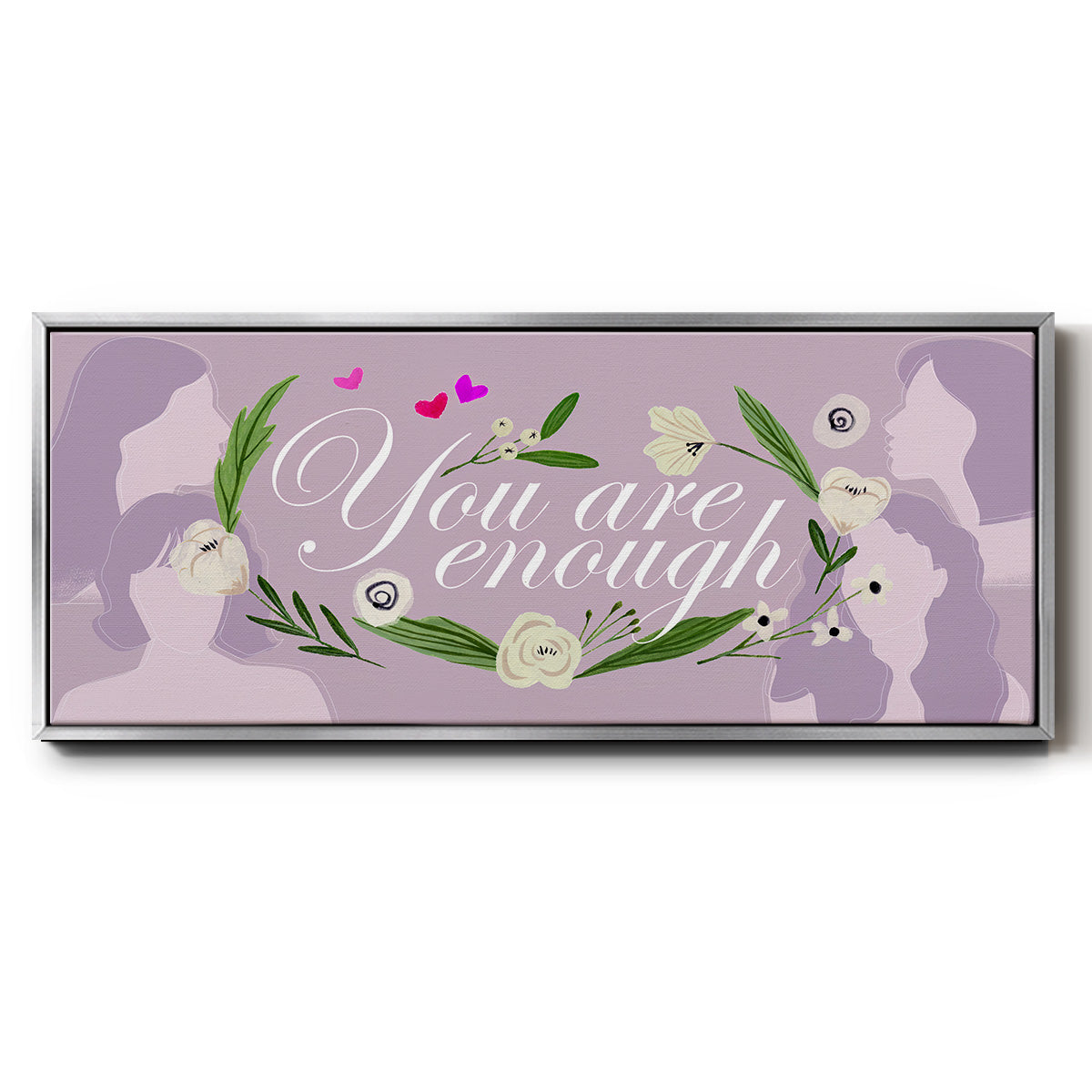Happy Galentine's Day Collection D - Floater Framed Canvas Print