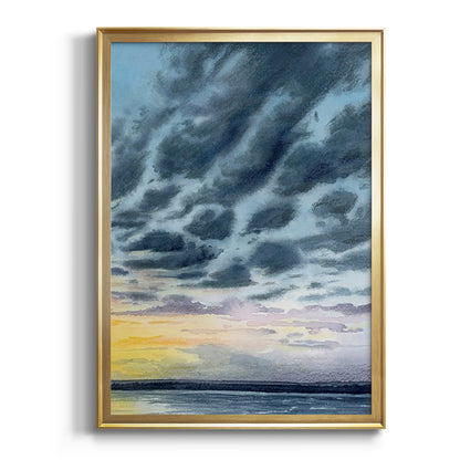 Anastasia Island Sunset II - Modern Framed Canvas Print