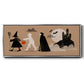 Graphic Halloween Collection D - Floater Framed Canvas Print