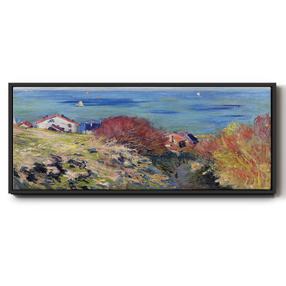 Pourville, 1882 - Floater Framed Canvas Print