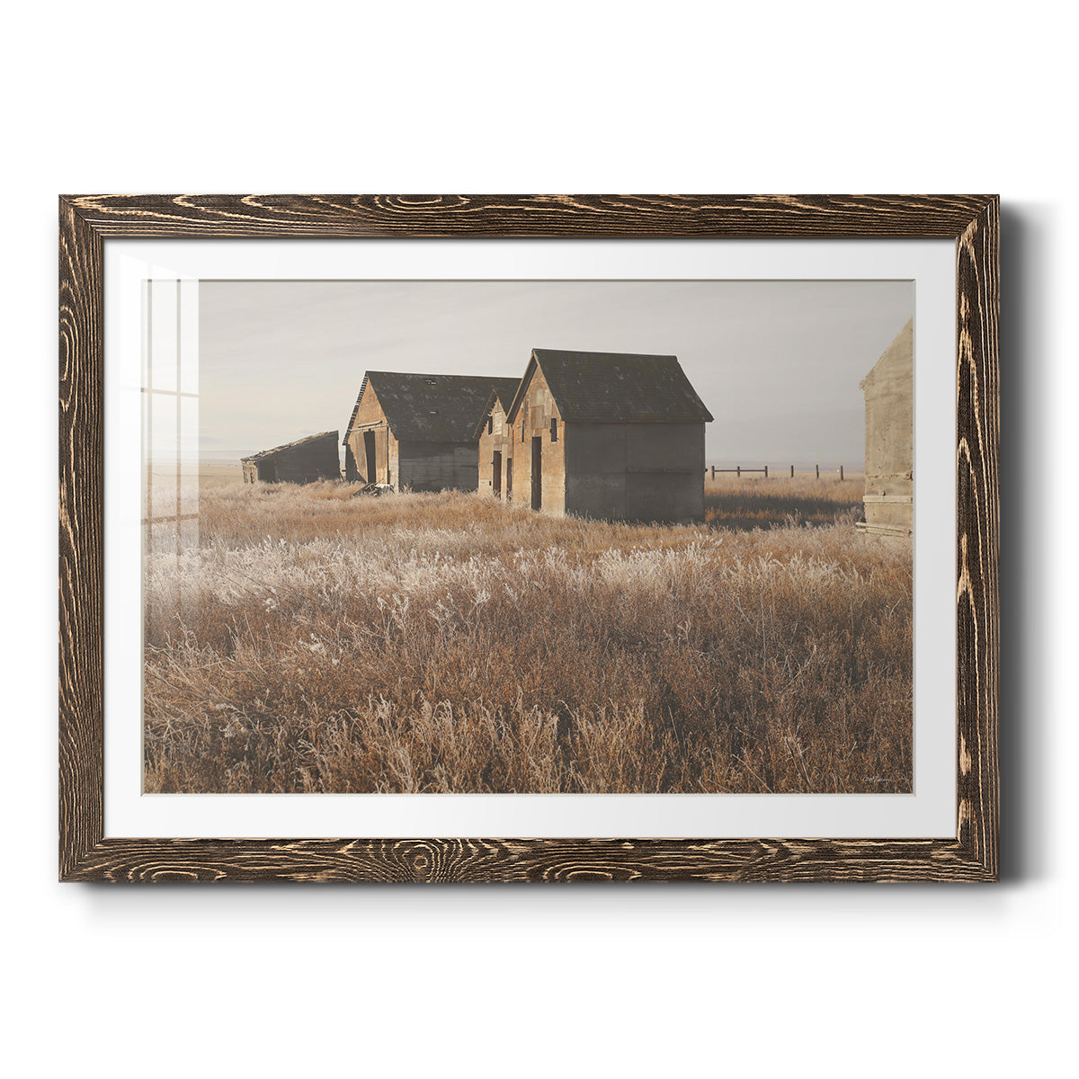 The Old Farm - Barnwood Framed Art Print