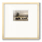 Ridge Grazing - Double Matboard Framed Print
