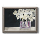 White Flowers in Fuchsia II Premium Framed Canvas- Ready to Hang