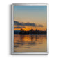 Molten Gold - Modern Framed Canvas Print