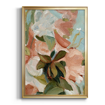 Bouquet Scatter IV - Modern Framed Canvas Print