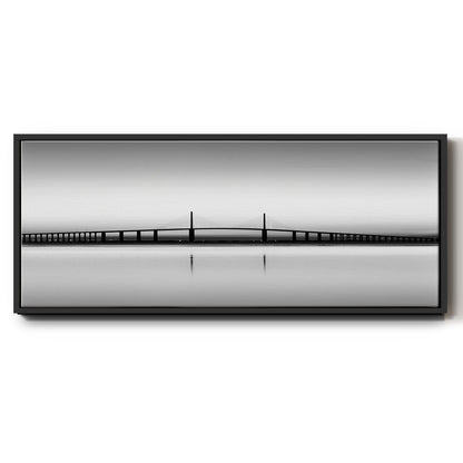 Sunshine Skyway - Floater Framed Canvas Print