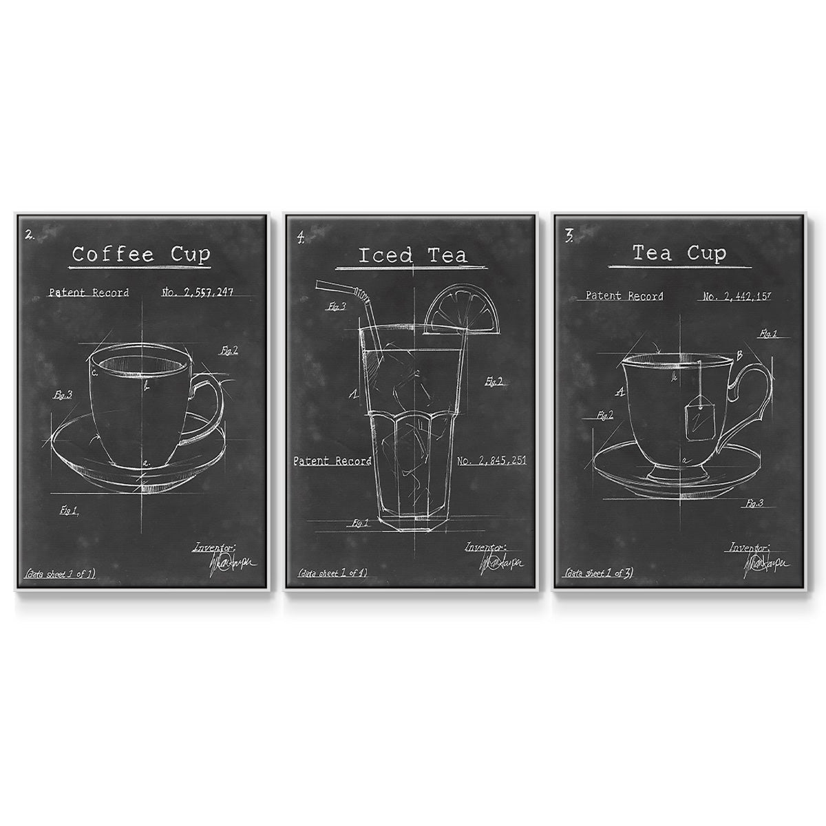 Morning Routine I - Floater Framed Canvas Set