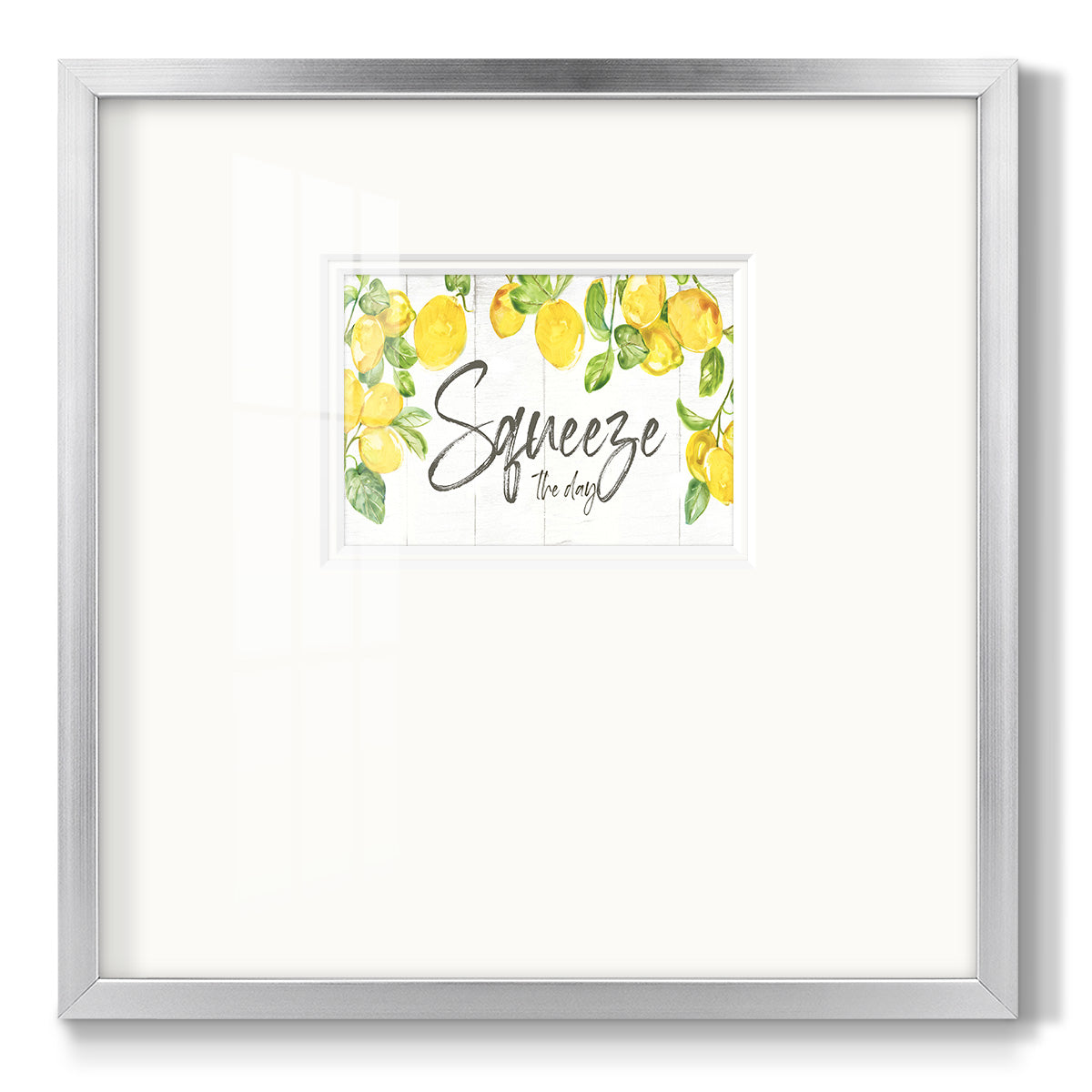 Lemon Squeeze Premium Framed Print Double Matboard