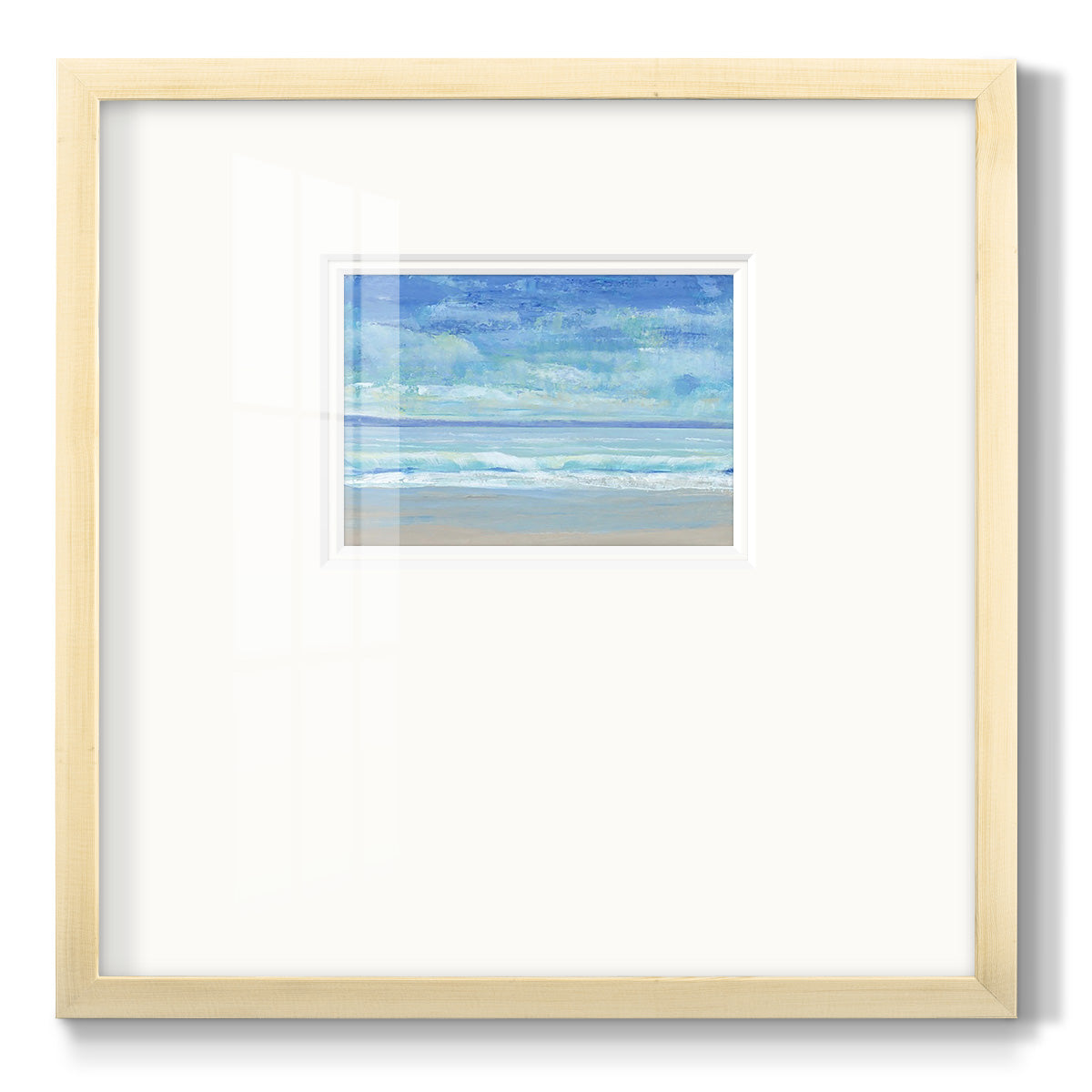 Rolling Surf II Premium Framed Print Double Matboard