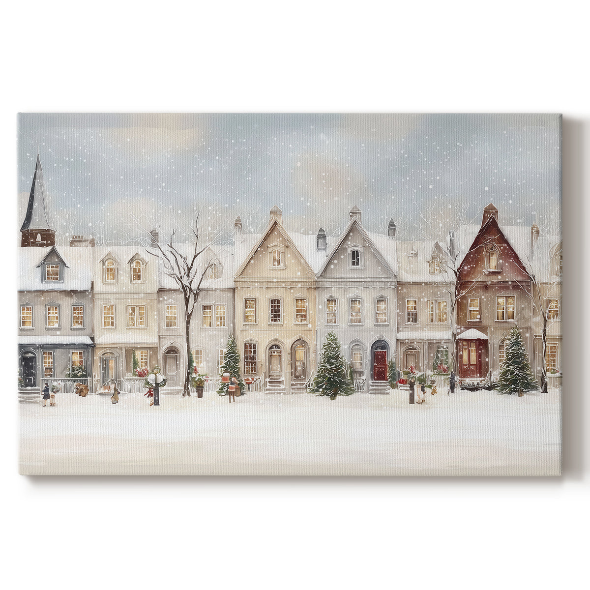 Snowwhite Night Green - Canvas Art Print