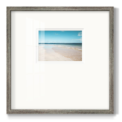 Sugar Sand Beach Premium Framed Print Double Matboard