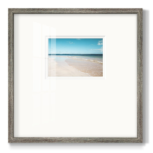 Sugar Sand Beach - Double Matboard Framed Print