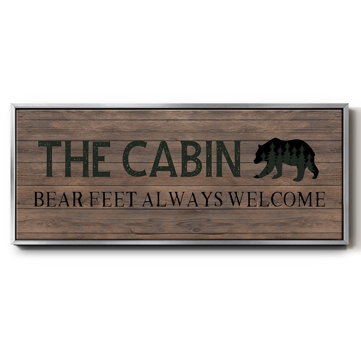Bear Feet - Floater Framed Canvas Print