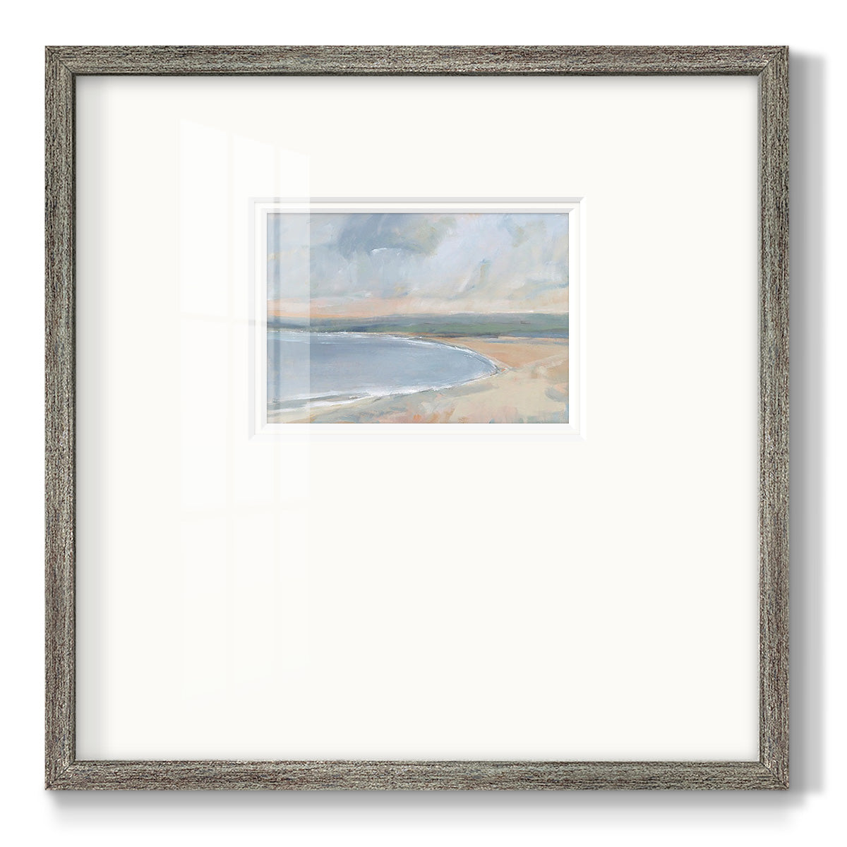 Coastal Study II Premium Framed Print Double Matboard