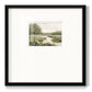 Quiet Path - Double Matboard Framed Print