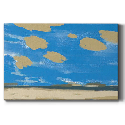 Textured Beachscape I Premium Gallery Wrapped Canvas - Ready to Hang