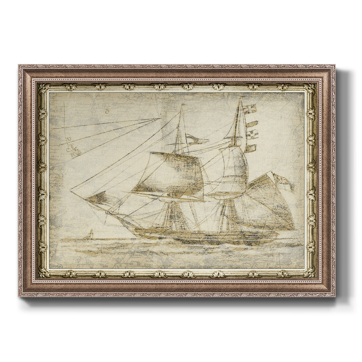 Ghost Ship II Premium Framed Canvas- Ready to Hang