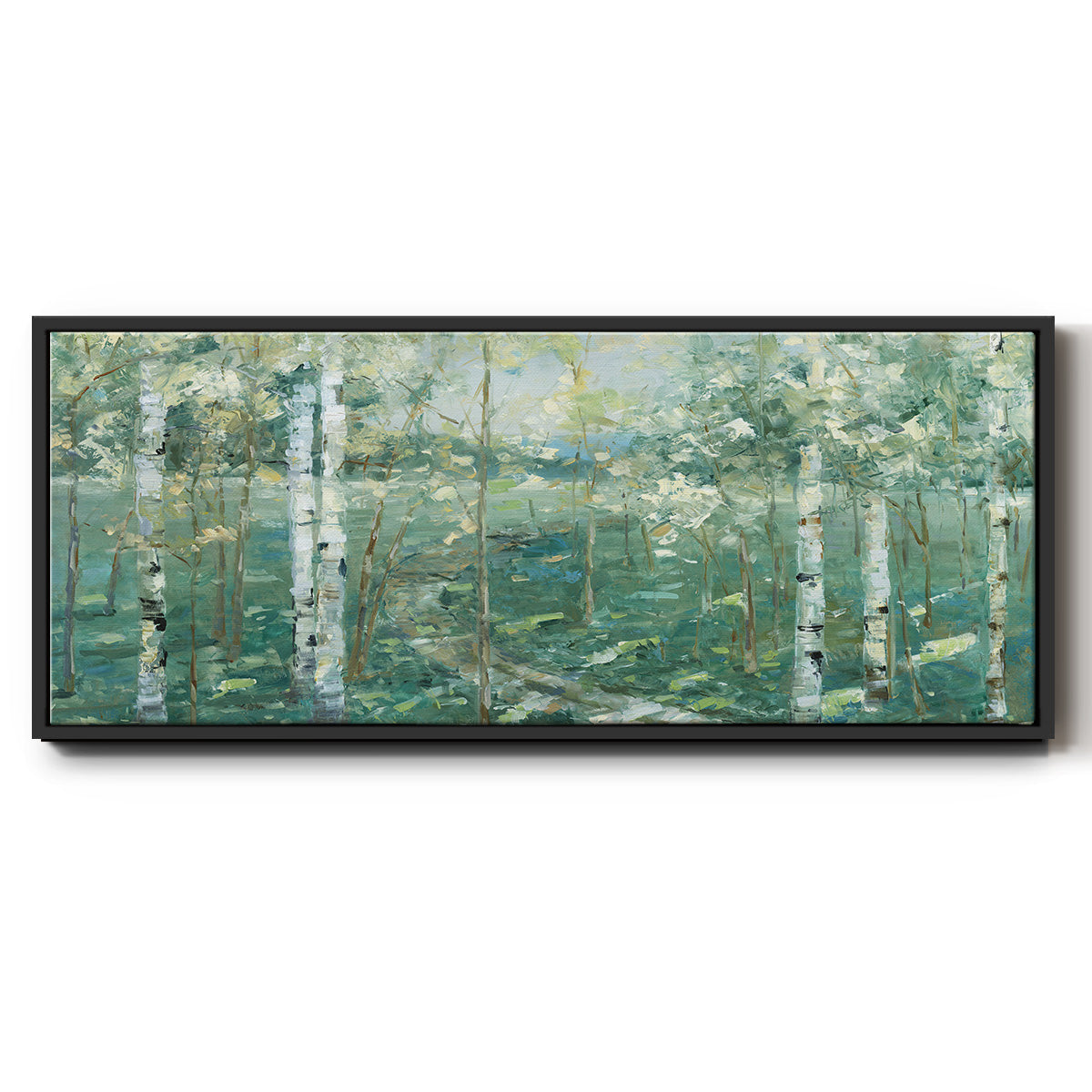 Meadow Light - Floater Framed Canvas Print