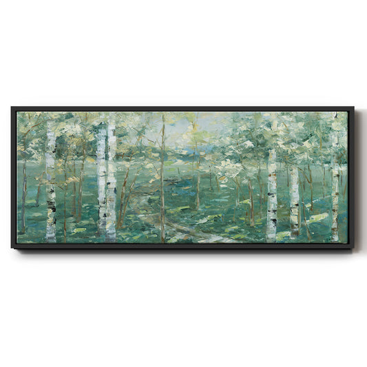 Meadow Light - Floater Framed Canvas Print