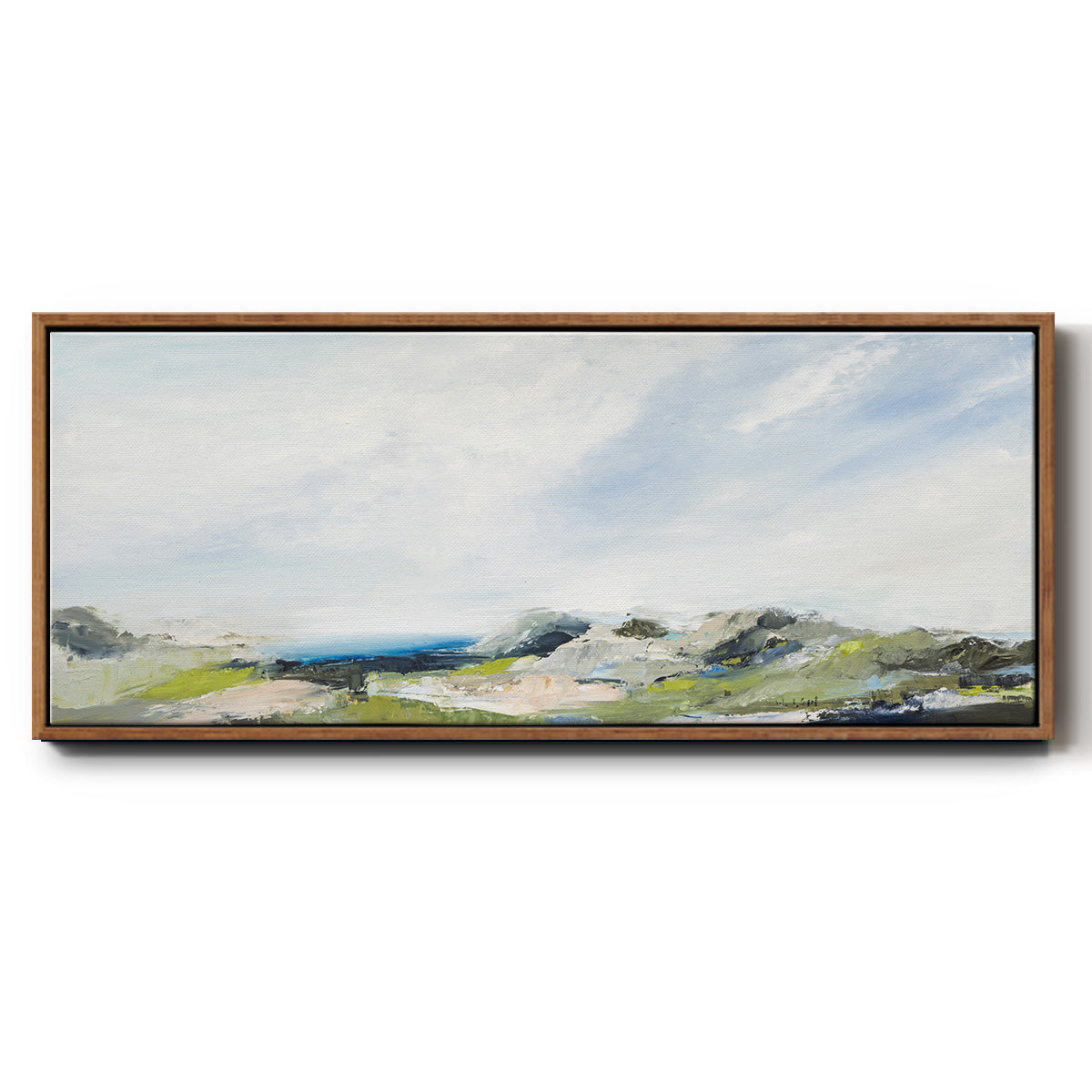 The Earth Sings - Floater Framed Canvas Print