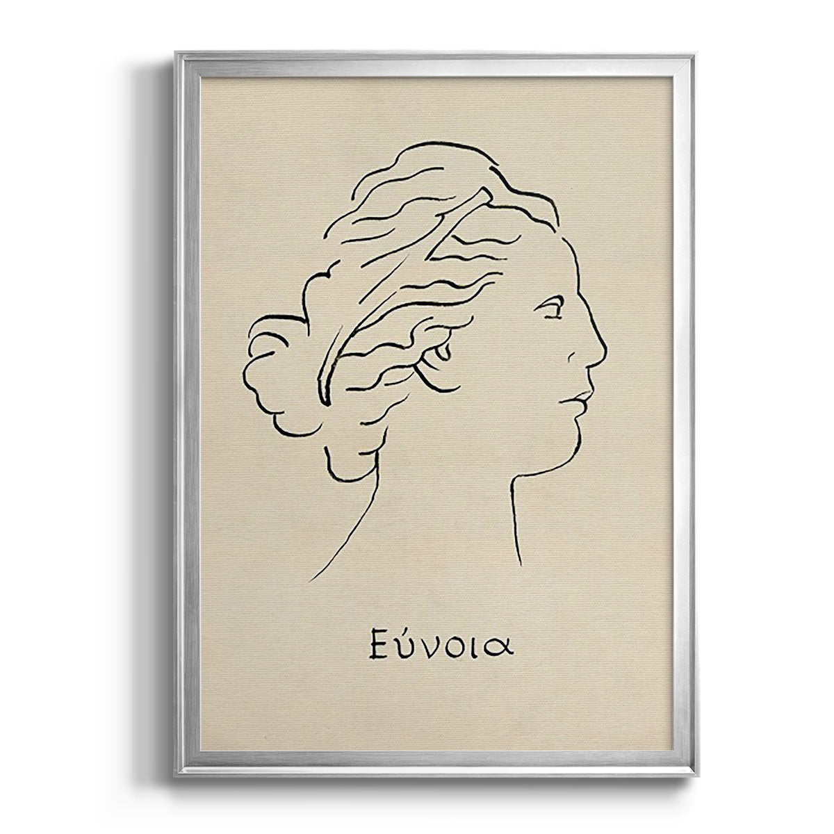 Greek Blessing I - Modern Framed Canvas Print