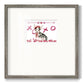 Puppy Valentine Collection A - Double Matboard Framed Print