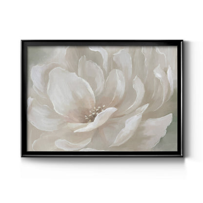 Peach Perfect - Modern Framed Canvas Print