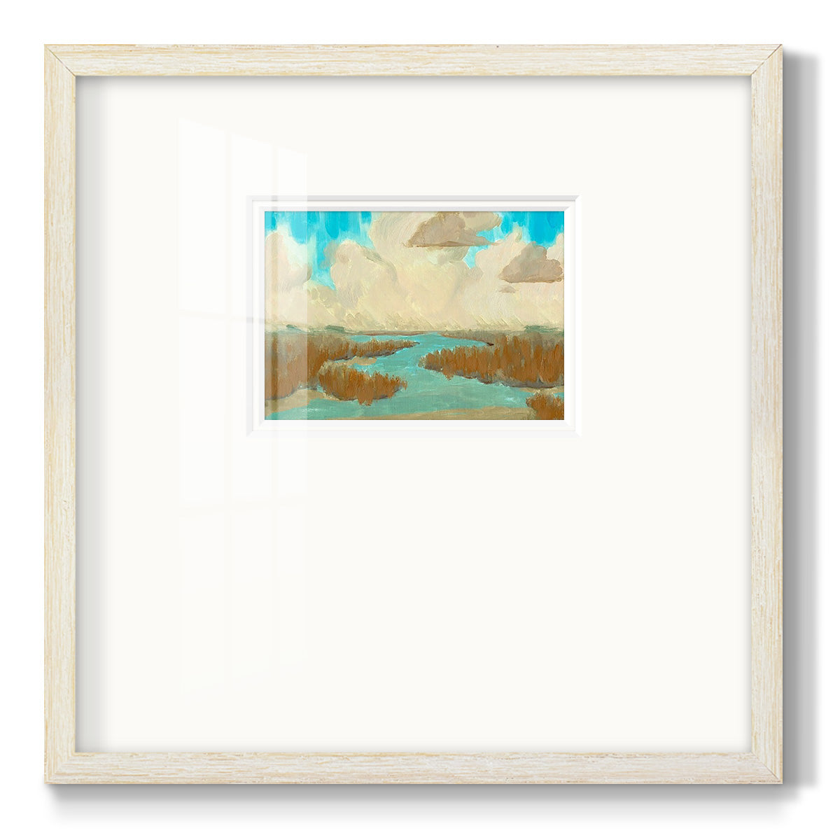 Fripp Island Water I Premium Framed Print Double Matboard