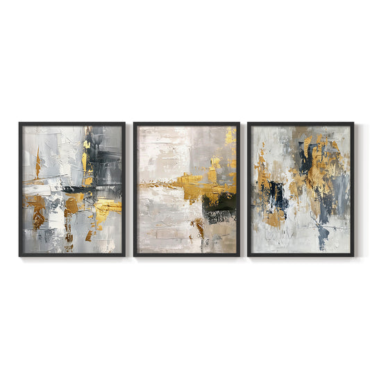 Abstract Series CLXIII - Restickable Framed Art Set